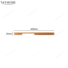 Tay nắm tủ hiện đại màu vàng và đen SH5511