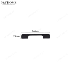 Tay nắm tủ hiện đại màu vàng và đen SH5511