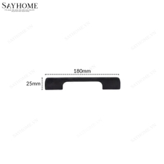 Tay nắm tủ hiện đại màu vàng và đen SH5511