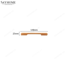 Tay nắm tủ hiện đại màu vàng và đen SH5511