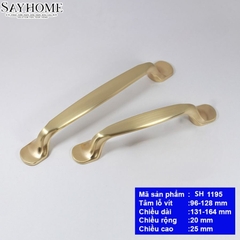 Tay nắm tủ hiện đại màu vàng gold SH1195