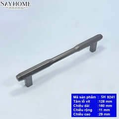 Tay nắm tủ hiện đại màu xám SH9241