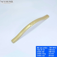 Tay nắm tủ hiện đại màu vàng mờ SH9413