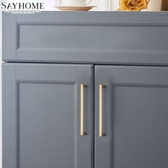 Tay nắm tủ hiện đại màu vàng gold SH5108