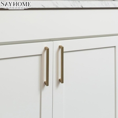 Tay nắm tủ hiện đại màu vàng gold SH5108