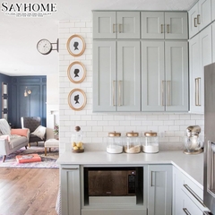 Tay nắm tủ hiện đại màu bạc SH5108