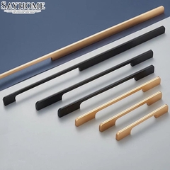 Tay nắm tủ hiện đại màu vàng và đen SH5511
