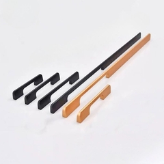 Tay nắm tủ hiện đại màu vàng và đen SH5511