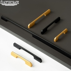 Tay nắm tủ hiện đại màu vàng và đen SH5511