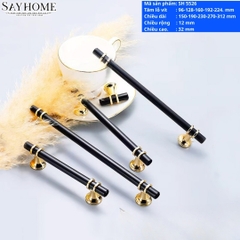 Tay nắm đũa hiện đại màu đen vàng SH5526