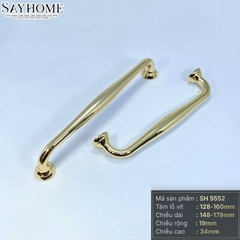 Tay nắm tủ hiện đại màu vàng gold SH5552