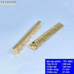 Tay nắm tủ hiện đại dạng thanh màu vàng gold 18k SH5563