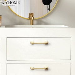 Tay nắm tủ hiện đại màu vàng gold SH5595