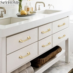 Tay nắm tủ hiện đại màu vàng gold SH5595