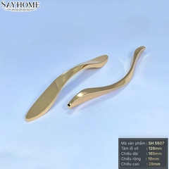 Tay nắm tủ hiện đại màu vàng gold 14k SH5607