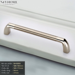 Tay nắm tủ hiện đại màu inox ánh vàng SH8293