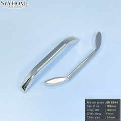 Tay nắm tủ hiện đại màu inox SH8844