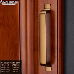 Tay nắm tủ tân cổ điển Vintage màu đồng SH8877