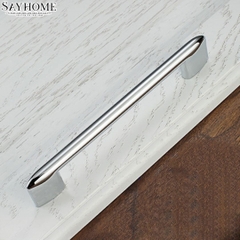 Tay nắm tủ hiện đại màu inox SH8892