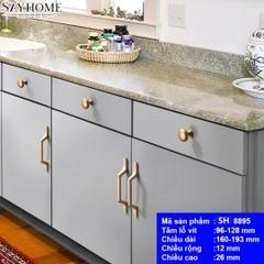 Tay nắm tủ hiện đại màu vàng mờ SH8895