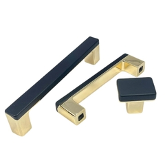 Tay nắm tủ hiện đại màu đen vàng gold SH8994