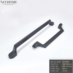 Tay nắm tủ hiện đại màu đen mờ SH9223