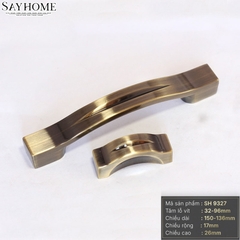 Tay nắm tủ tân cổ điển vintage màu đồng SH9327