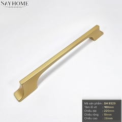 Tay nắm tủ hiện đại màu vàng gold SH9329