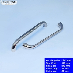 Tay nắm tủ hiện đại màu inox SH8291