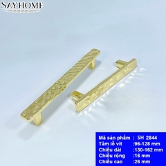 Tay nắm tủ hiện đại vàng gold 18k SH2844