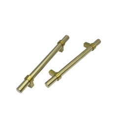 Tay nắm tủ hiện đại màu vàng chải xước  PDP026-1
