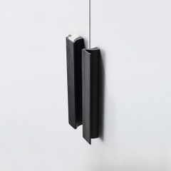 Tay nắm tủ hiện đại màu đen mờ PDP2222