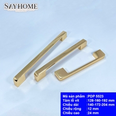 Tay nắm tủ hiện đại màu vàng bóng PDP5523
