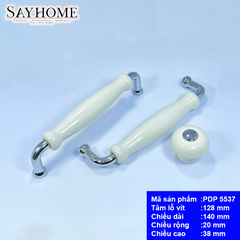 Tay nắm tủ hiện đại gốm sứ PDP5537