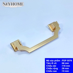 Tay nắm tủ hiện đại màu vàng mờ PDP5576