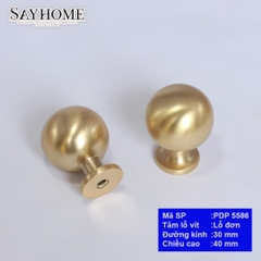 Tay nắm tủ hiện đại màu vàng mờ PDP5586