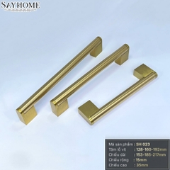 Tay nắm tủ tân cổ điển vintage màu vàng gold SH023