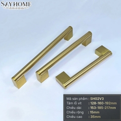 Tay nắm tủ tân cổ điển vintage màu vàng gold SH28V11 tại Thành phố Hồ Chí Minh