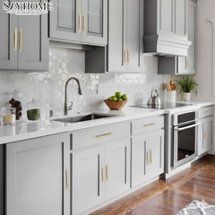 Tay nắm tủ hiện đại màu vàng mờ SH1050