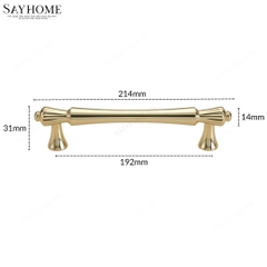 Tay nắm tủ tân cổ điển màu vàng gold SH1156 tại Tân Bình