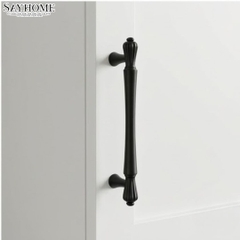 Tay nắm tủ hiện đại màu đen mờ SH1156