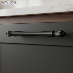 Tay nắm tủ hiện đại màu đen mờ SH1156