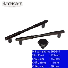 Tay nắm đũa hiện đại màu đồng đen SH9241
