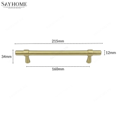 Tay nắm đũa hiện đại màu vàng SH1362 tại Tân Bình