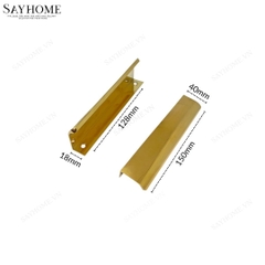 Tay nắm tủ áo thanh dài hiện đại màu vàng gold SH160 tại thành phố Hồ Chí Minh