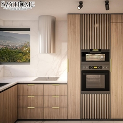 Tay nắm tủ áo thanh dài hiện đại màu vàng gold SH160