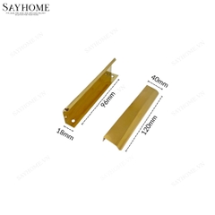Tay nắm tủ áo thanh dài hiện đại màu vàng gold SH160 tại thành phố Hồ Chí Minh