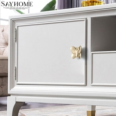 Núm tủ hình bướm màu vàng gold 18k SH1883