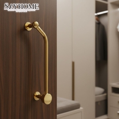 Tay nắm tủ hiện đại màu vàng gold 18k SH1887