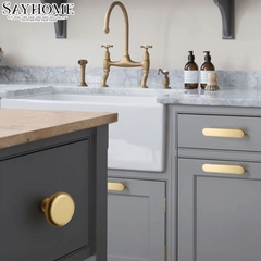 Tay nắm tủ hiện đại màu vàng gold SH1839